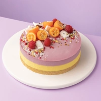 Mango-raspberry cake & JOY