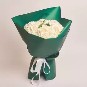 Bouquet of 5 White Hydrangeas