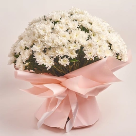 Bouquet 51 White Chrysanthemum
