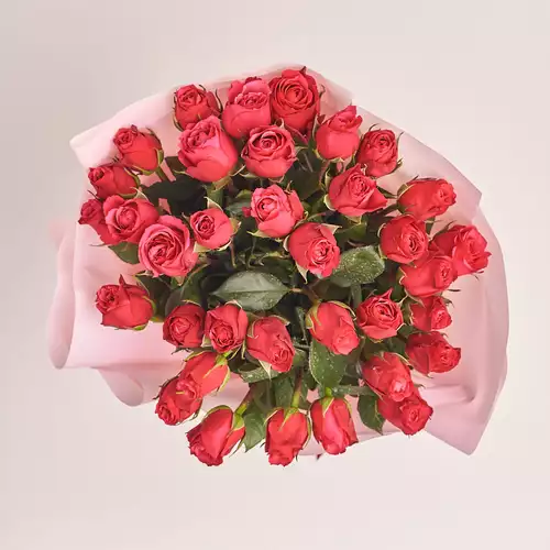 Product image Bouquet of 35 Roses Cherie O, packaging: Pink, vendor code: 2786