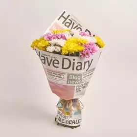 Bouquet of 15 Chrysanthemums Daisies Mix