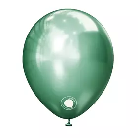 Latex balloon Kalisan Green chrome 