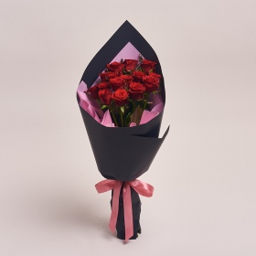 Bouquet of 15 Red Roses Prestige 