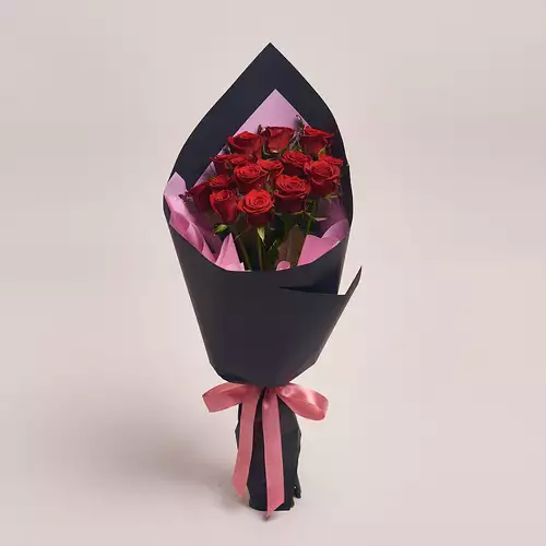 Product image Bouquet of 15 Red Roses Prestige , packaging: 
Graphite, vendor code: 2873