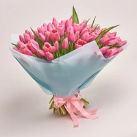 Bouquet 101 Pink tulip