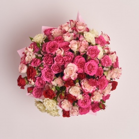 Коробка 15 Спрей троянд Мікс