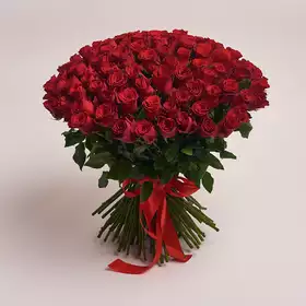 Букет 101 Красная роза Родос