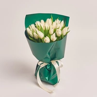 Букет 25 Білих тюльпанів