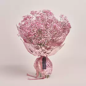 Букет 15 Розовых Гипсофил