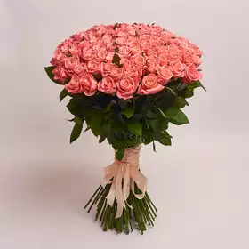 Bouquet of 101 Coral Roses