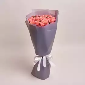 Bouquet of 25 Coral Roses