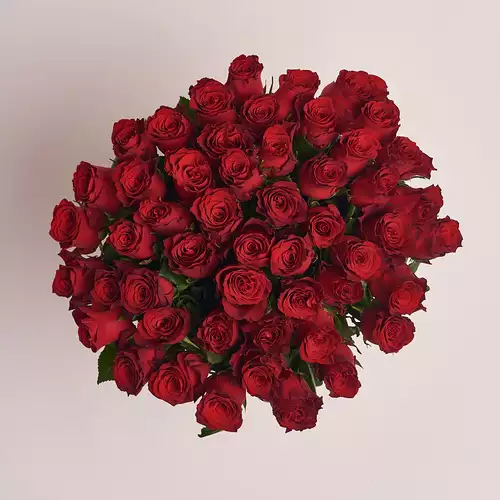 Product image Bouquet 51 Red Rose Rhodos, packaging: Without packaging, vendor code: 2958