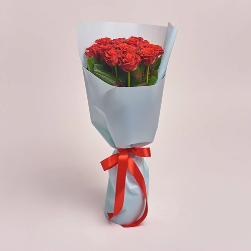 Product image Bouquet of 11 Roses Eltoro, packaging: Blue, vendor code: 2965