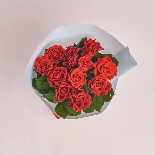 Product image Bouquet of 11 Roses Eltoro, packaging: Blue, vendor code: 2965