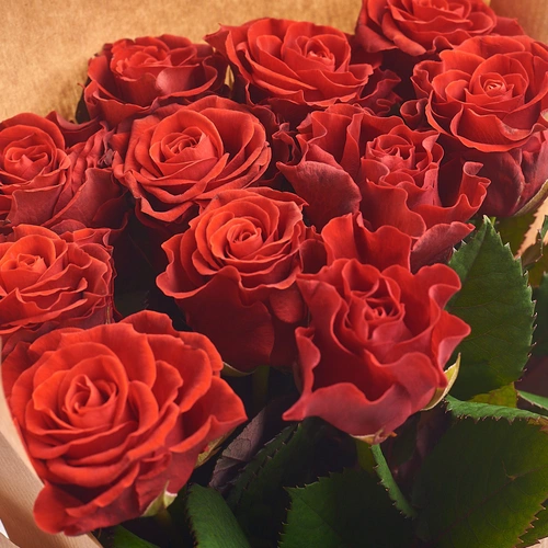 Product image Bouquet of 11 Roses Eltoro, packaging: Blue, vendor code: 2965