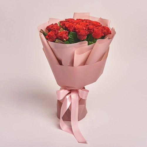 Product image Bouquet of 25 Roses Eltoro, packaging: Powder, vendor code: 2967