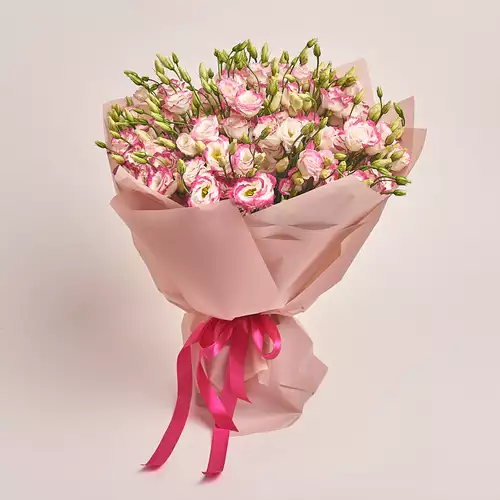 Product image Bouquet of 31 White-rose eustoma, packaging: Powder, vendor code: 2991