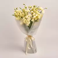 Bouquet of 11 Cream Eustoma