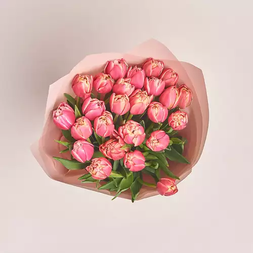 Product image Bouquet 25 Rose peony tulip, packaging: Powder, vendor code: 3098