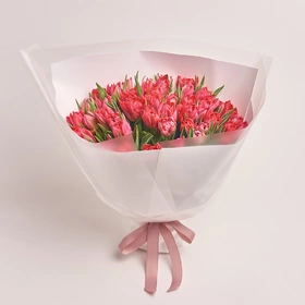 Bouquet 51 Hot pink peony tulip