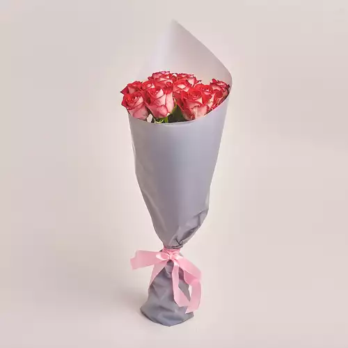 Product image Bouquet of 11 Roses All Star, packaging: Gray, vendor code: 3115