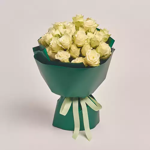 Product image Bouquet 35 Roses Athena, packaging: Green, vendor code: 3137