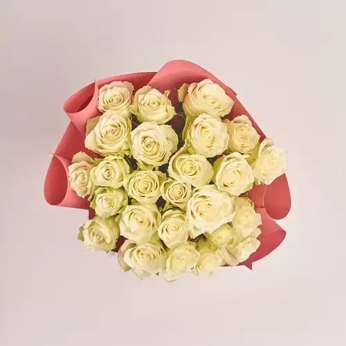 Product image Bouquet 25 Roses Athena, packaging: Kafin rust, vendor code: 3138