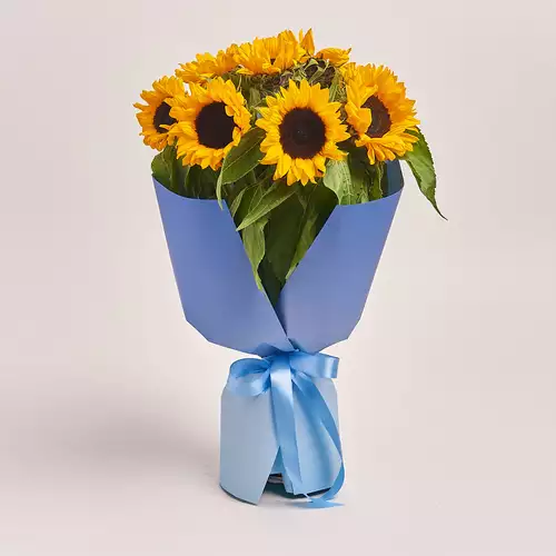 Bouquet of 9 Sunflowers