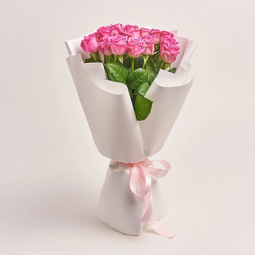 Product image Bouquet of 19  Roses Aqua, packaging: White, vendor code: 3168