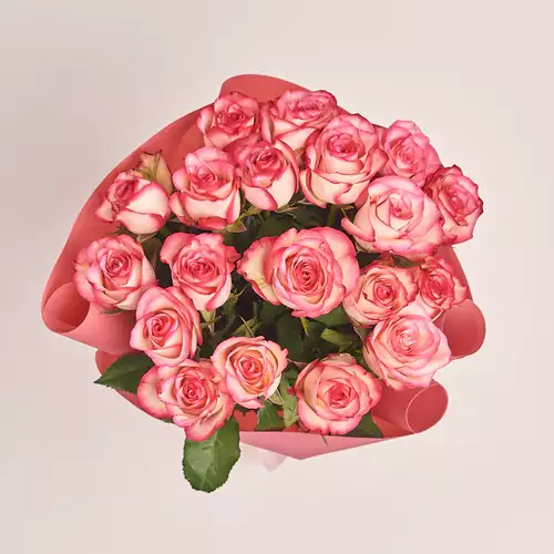 Product image Bouquet of 19 Roses Paloma, packaging: Kafin rust, vendor code: 3169