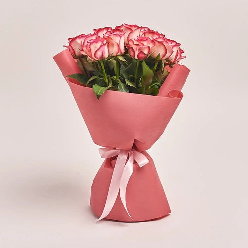 Product image Bouquet of 19 Roses Paloma, packaging: Kafin rust, vendor code: 3169