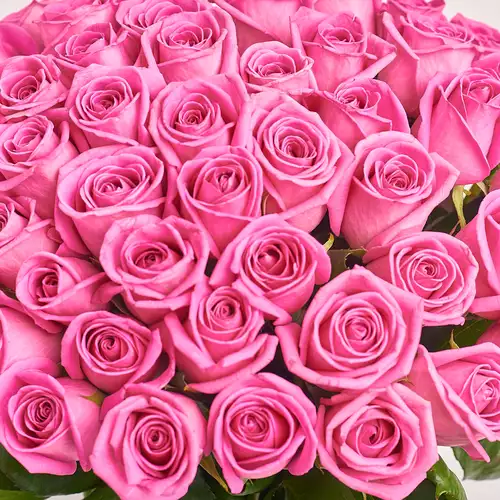Product image Bouquet of 25  Roses Aqua, packaging: Composite light pink, vendor code: 3178