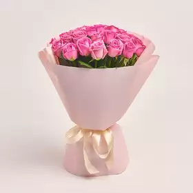 Bouquet of 25  Roses Aqua