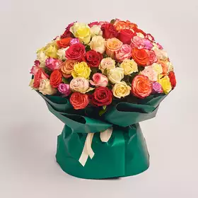 Bouquet of 101 Mixed Roses
