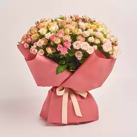 Bouquet of  51 Roses spray mix