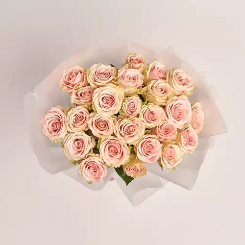Product image Bouquet of 25 Roses Frutetto, packaging: Transparent, vendor code: 3190