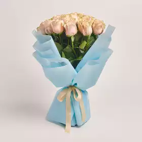 Bouquet of 25 Roses Pink Mondial
