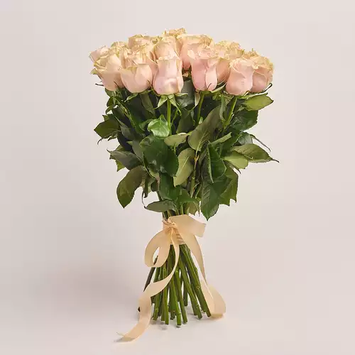 Product image Bouquet of 25 Roses Pink Mondial, packaging: Without packaging, vendor code: 3201