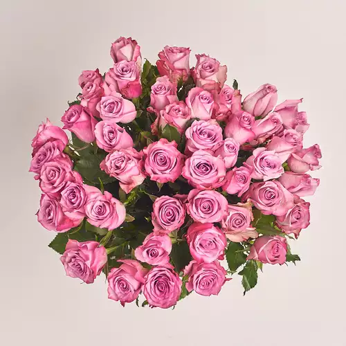 Product image Bouquet of 51 Purple Roses, packaging: Without packaging, vendor code: 3204