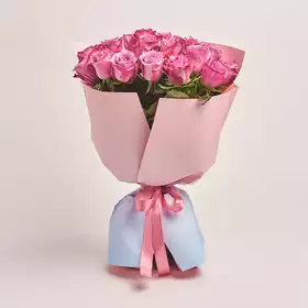 Букет 25 Фиолетовых Роз