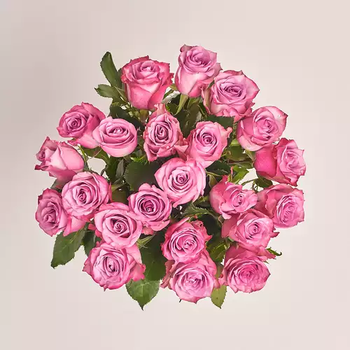 Product image Bouquet of 25 Purple Roses, packaging: Without packaging, vendor code: 3205