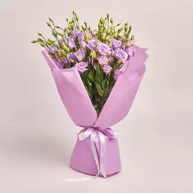 Bouquet of 15 Lavender Eustomas