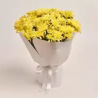 Букет 15 Жовтих Хризантем