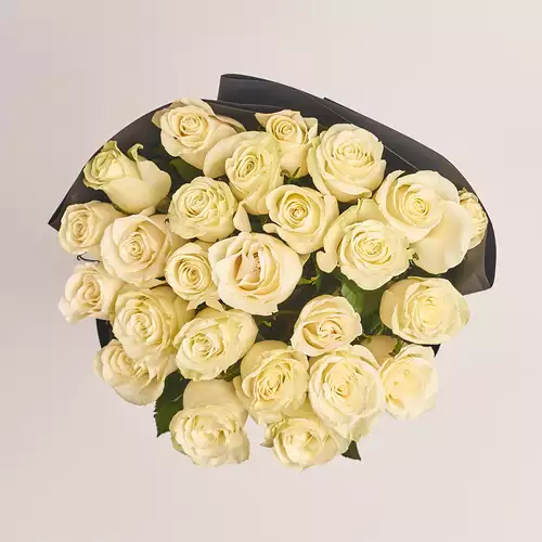 Product image Bouquet of 25 Roses Mondial, packaging: 
Graphite, vendor code: 3264