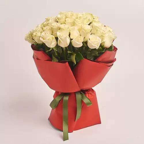 Product image Bouquet 51 Roses Mondial, packaging: Red, vendor code: 3265