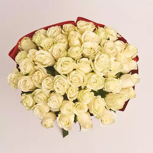 Product image Bouquet 51 Roses Mondial, packaging: Red, vendor code: 3265