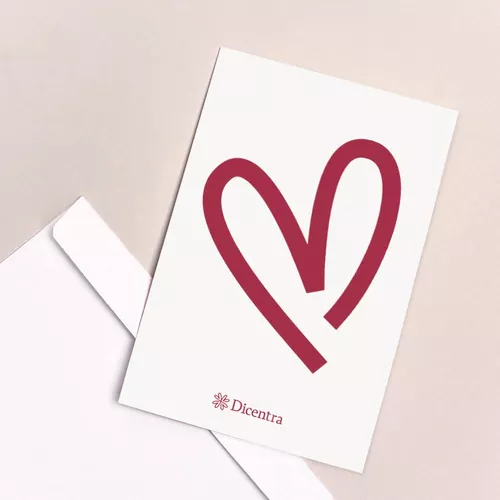 Изображение товара Открытка Стандартная Сердце, артикул: 3297