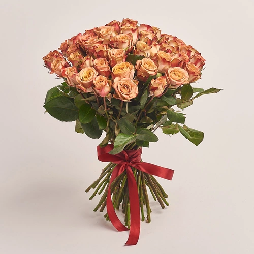 Product image Bouquet of 51 Roses Сappuccino, packaging: Without packaging, vendor code: 3321