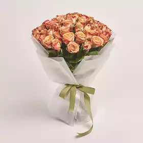 Bouquet of 51 Roses Сappuccino