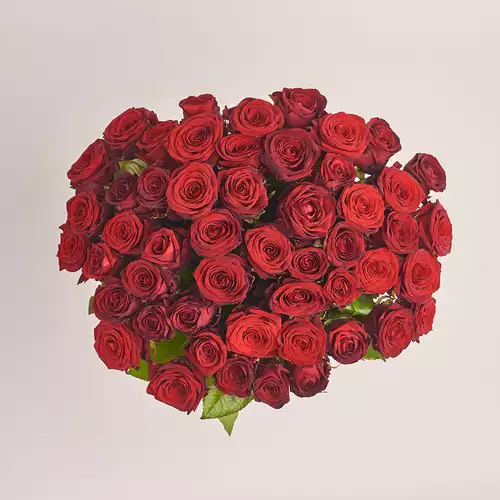 Product image Bouquet 51 Roses Red Naomi, packaging: Without packaging, vendor code: 3341